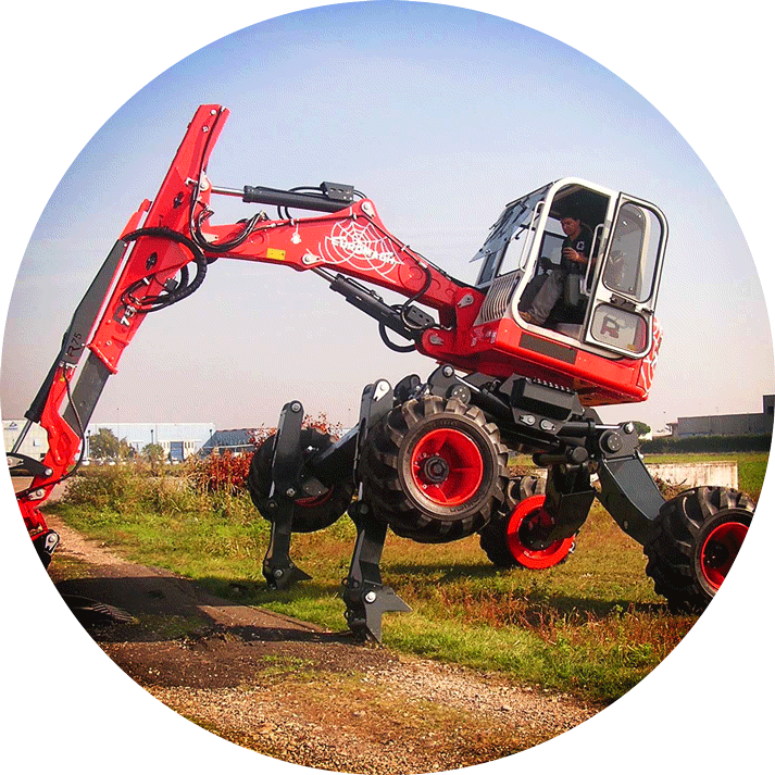 R65 Big Foot Forester I Euromach Spider Excavator